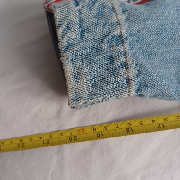 VTG TOMMY HILFIGER Trucker Sydney Tape Light Jacket Women's Sz M Capsule Spring - Picture 7 of 12